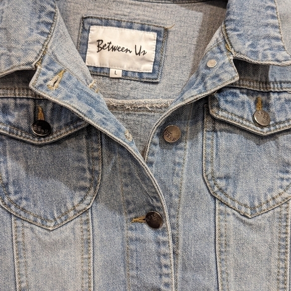 Between Us Denim button up Jacket - Picture 5 of 7
